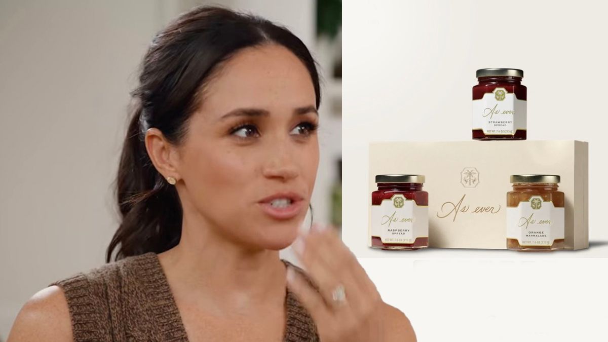 Meghan Markle next to jar of As Ever jam