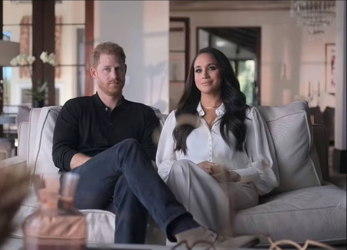 Prince Harry and Meghan Markle in their Netflix docuseries