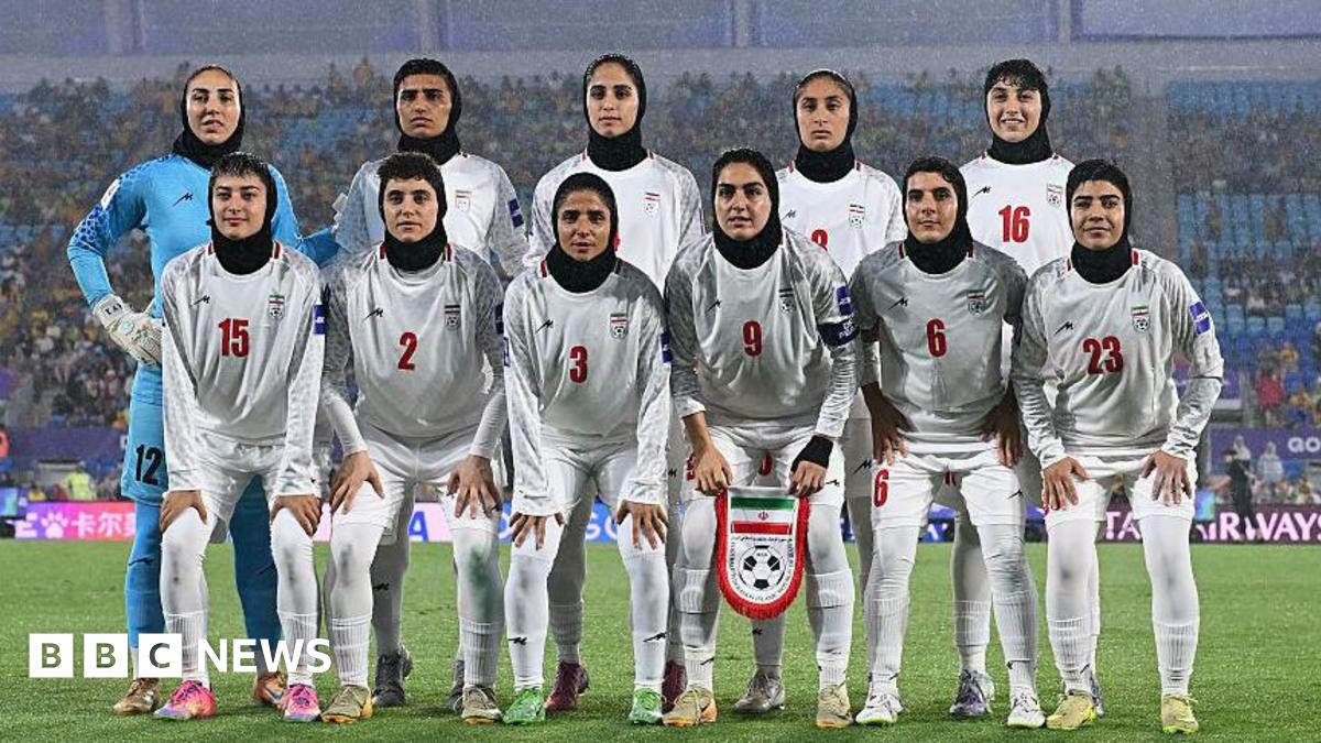 Islamic Republic of Iran players line up for a team photo prior to the AFC Women's Asian Cup Australia 2026 match on March 05
