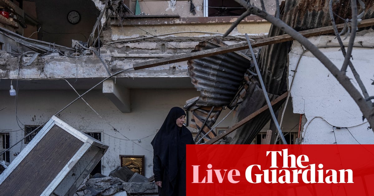 Middle East crisis live: Iran launches strikes on US bases in Gulf; oil prices drop after Trump ‘peace plan’ report | US-Israel war on Iran