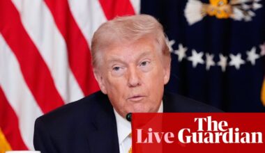 Trump complains about allies and claims US destroyed more than 30 mine-laying ships in strait of Hormuz – US politics live | US news