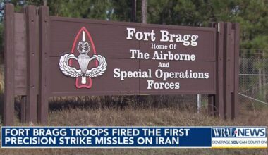Fort Bragg soldiers fired first precision strikes on Iran, Pentagon says :: WRAL.com