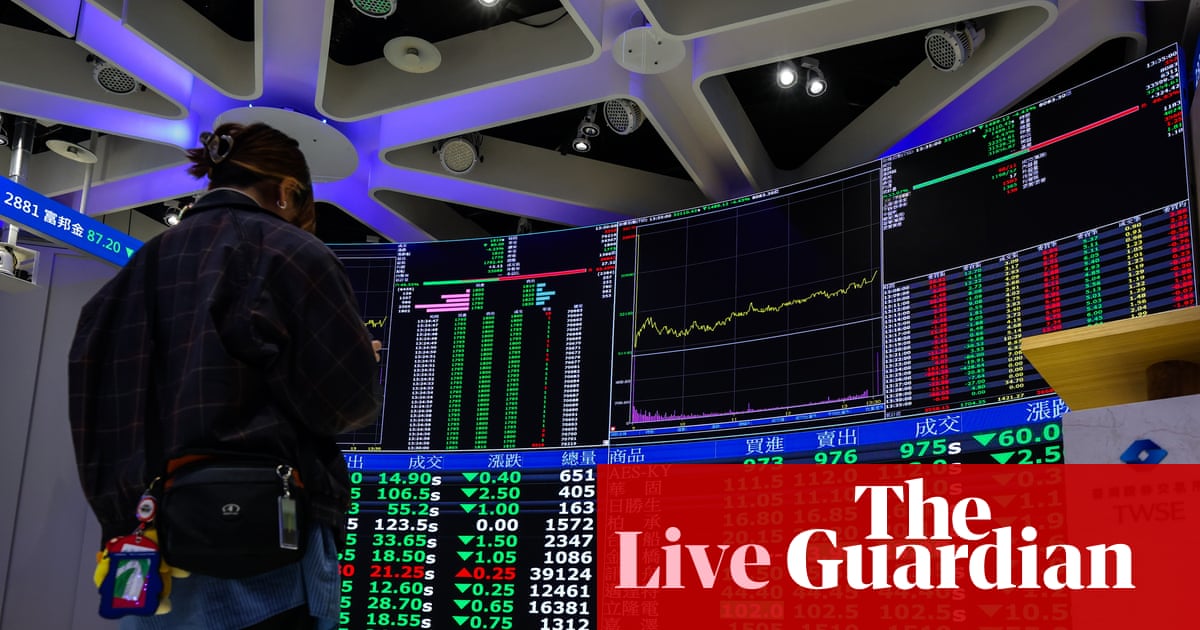 Stock markets plunge after oil surges over $100 a barrel, wiping out hopes of UK interest rate cut – business live | Business