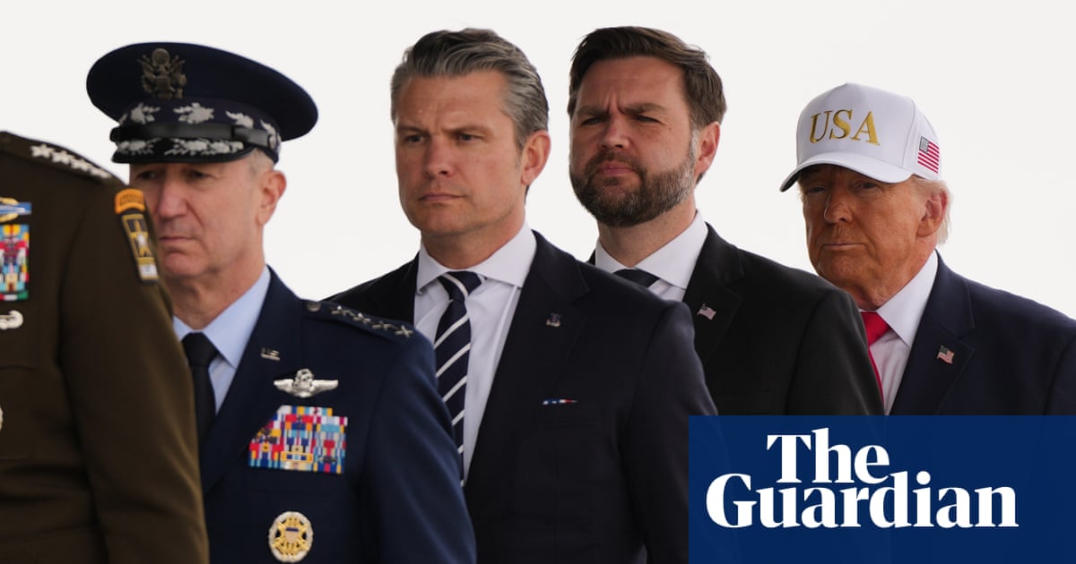 Trump joins families of six slain US service members at Dover air force base | US-Israel war on Iran