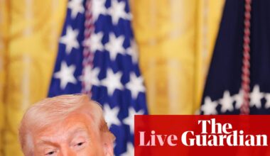 Trump issues fresh Iran warning, calling regime ‘deranged scumbags’ – US politics live | Donald Trump