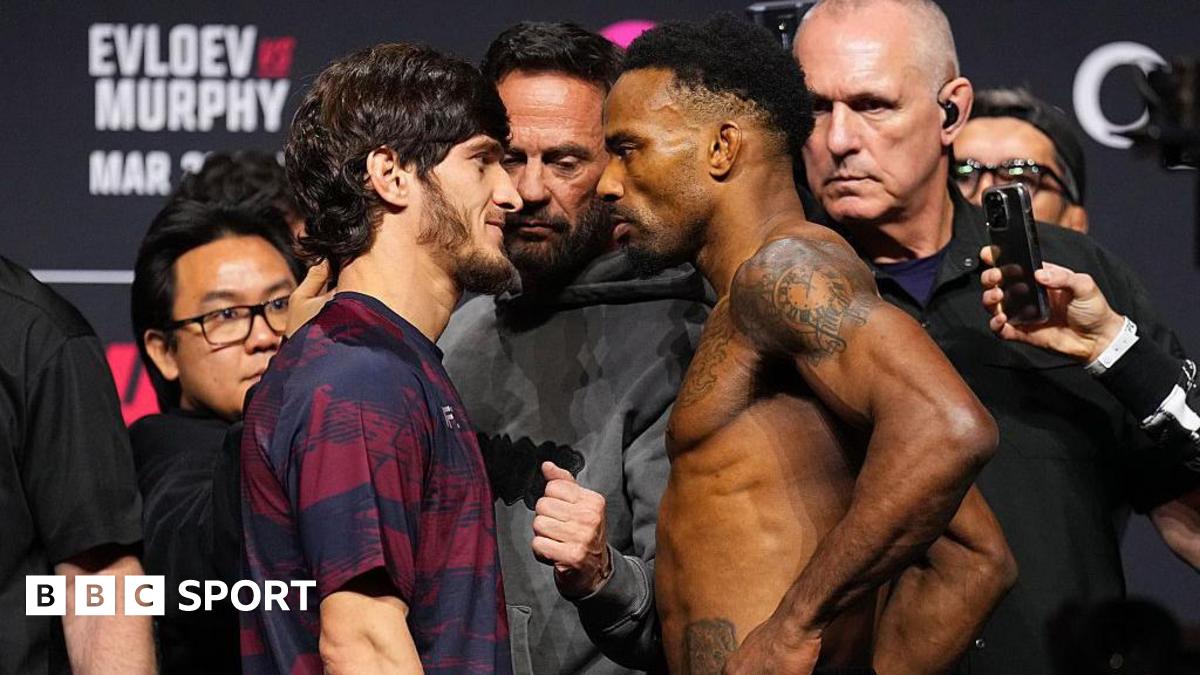 Lerone Murphy and Movsar Evloev face off before UFC London