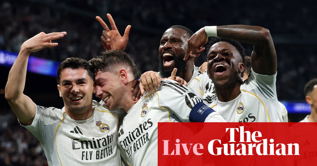 Real Madrid 3-0 Manchester City: Champions League last 16, first leg – as it happened | Champions League