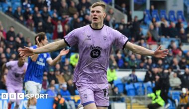 Cardiff City 0-2 Lincoln City: Imps dethrone Bluebirds at top of League One table