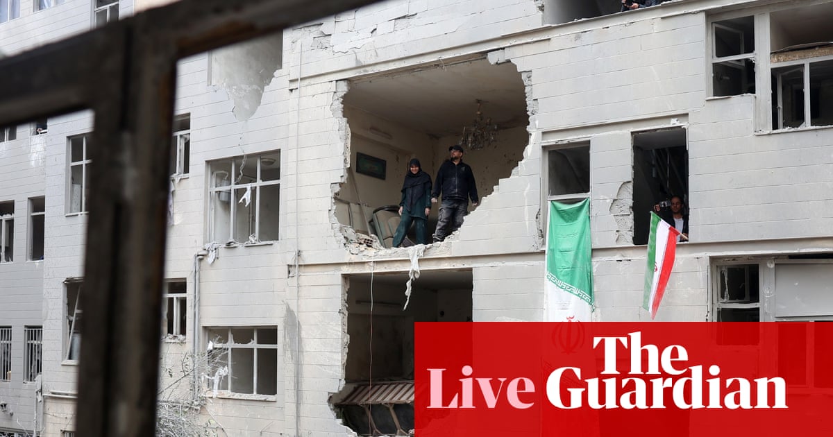 Middle East crisis live: Israel hits Iran with ‘extensive strikes’ as Trump says US ‘not ready’ to make a deal to end war | US-Israel war on Iran