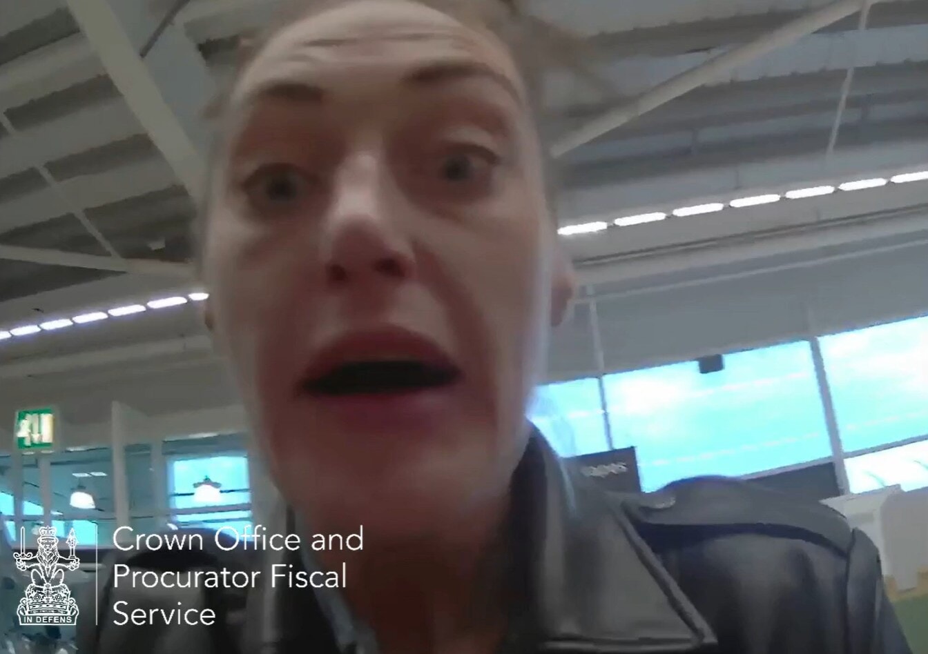 Smith pulled at the bag containing the alcohol which was being held by Mr Harris-Richards and made threatening and abusive remarks to him.