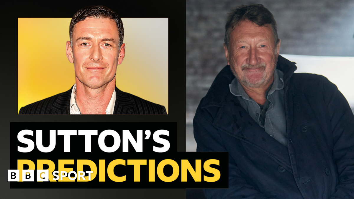 A picture of Chris Sutton with wording next to it that says BBC Sport columnist Chris Sutton