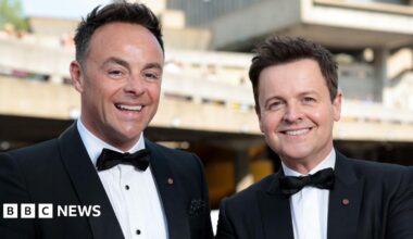 Ant McPartlin and Declan Donnelly attend the 2024 BAFTA Television Awards with P&O Cruises at The Royal Festival Hall on May 12, 2024 in London, England.