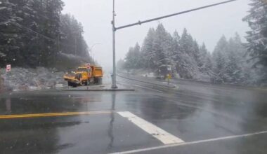 The potential for snow and unpredictable driving conditions are high again March 10, 2026, according to Environment Canada. (Emcon Services, South Island Division)