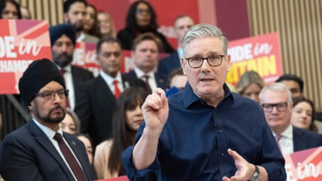 Starmer says UK will not be ‘dragged into Iran war’, as he launches local election campaign – video