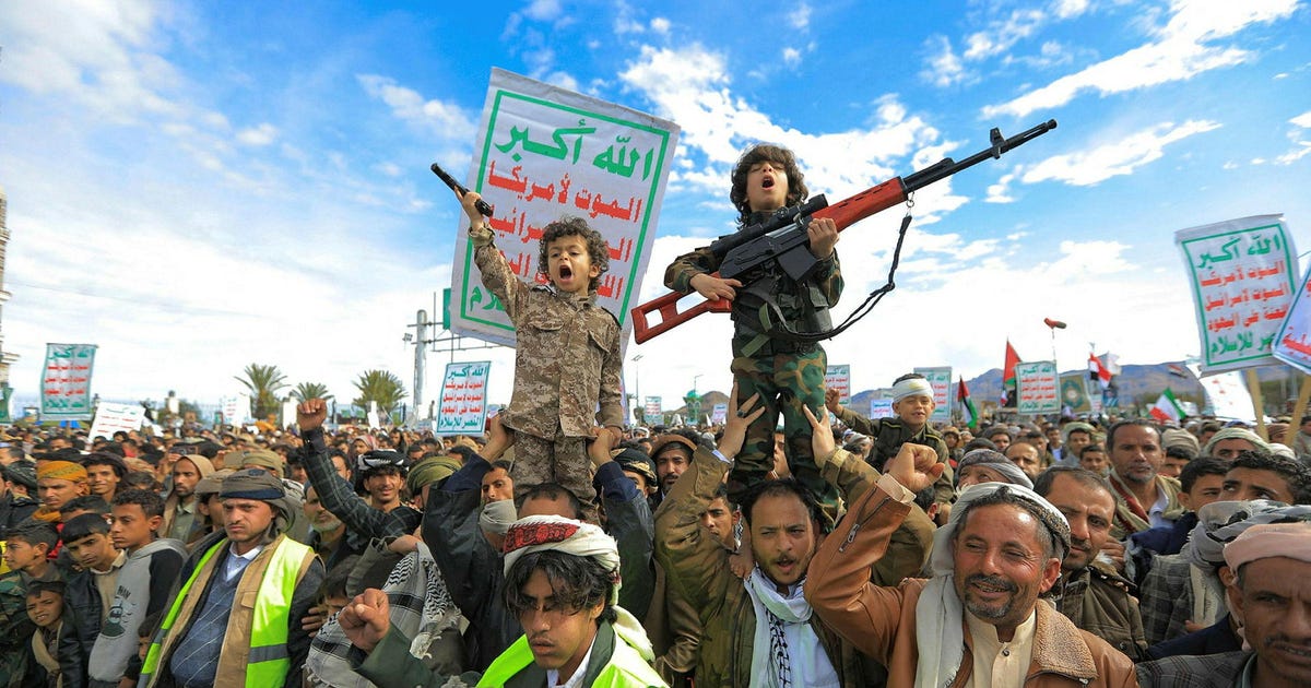 Yemen's Houthis Join Iran War Firing First Missile at Israel Since Hamas Truce