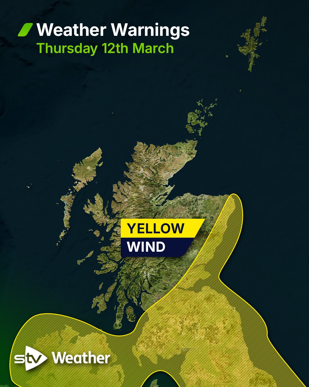The second yellow alert comes into force at 5am on Thursday and lasts until 8pm. The Met Office has warned of some disruption to travel.