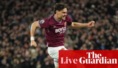 West Ham 1-1 Man City: Premier League – as it happened | Premier League