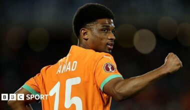 Evann Guessand of Crystal Palace was on target for Ivory Coast in the 4-0 win over South Korea in Milton Keynes