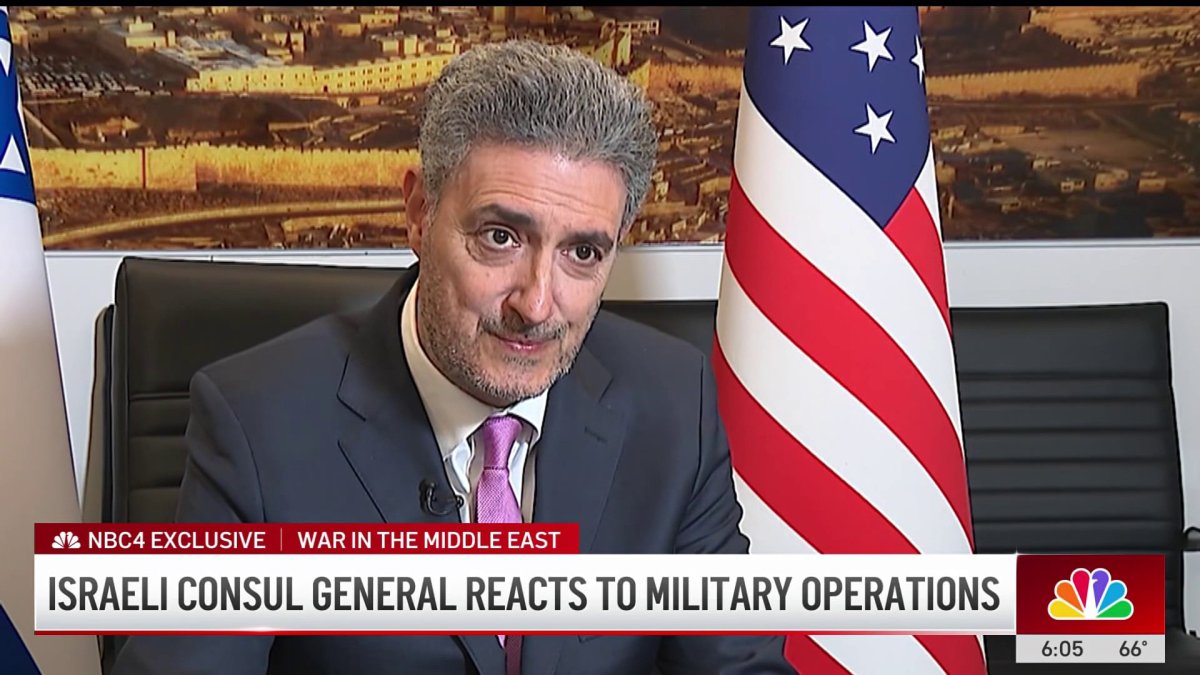 Israeli consul general Israel Bachar speaks with NBCLA on military operations – NBC Los Angeles