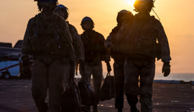 US orders 2,200 Marines on three warships to Middle East