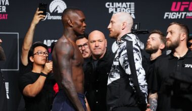Israel Adesanya v Joe Pyfer: Live updates from UFC Seattle