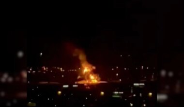 Massive Fire Near Dubai International Airport As Iranian Drones Strike