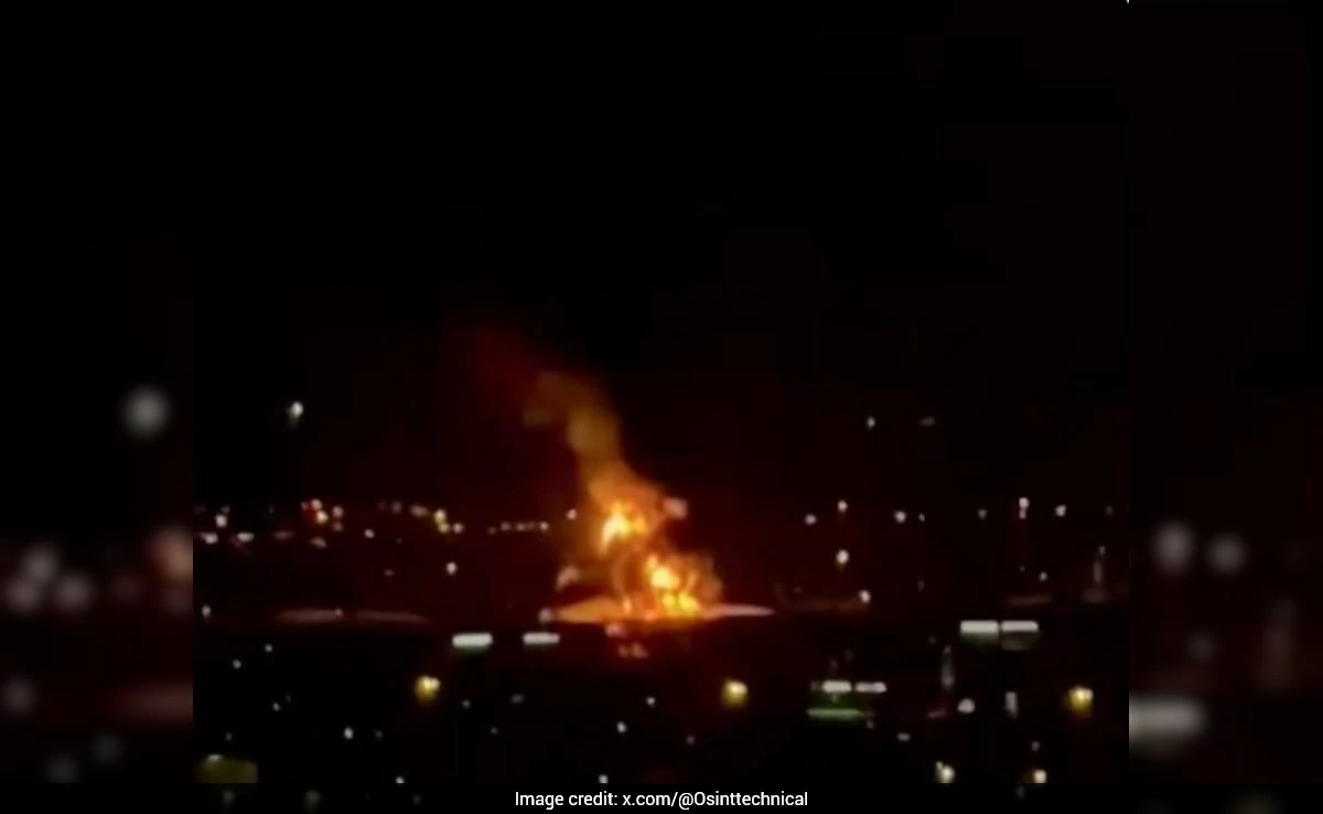 Massive Fire Near Dubai International Airport As Iranian Drones Strike