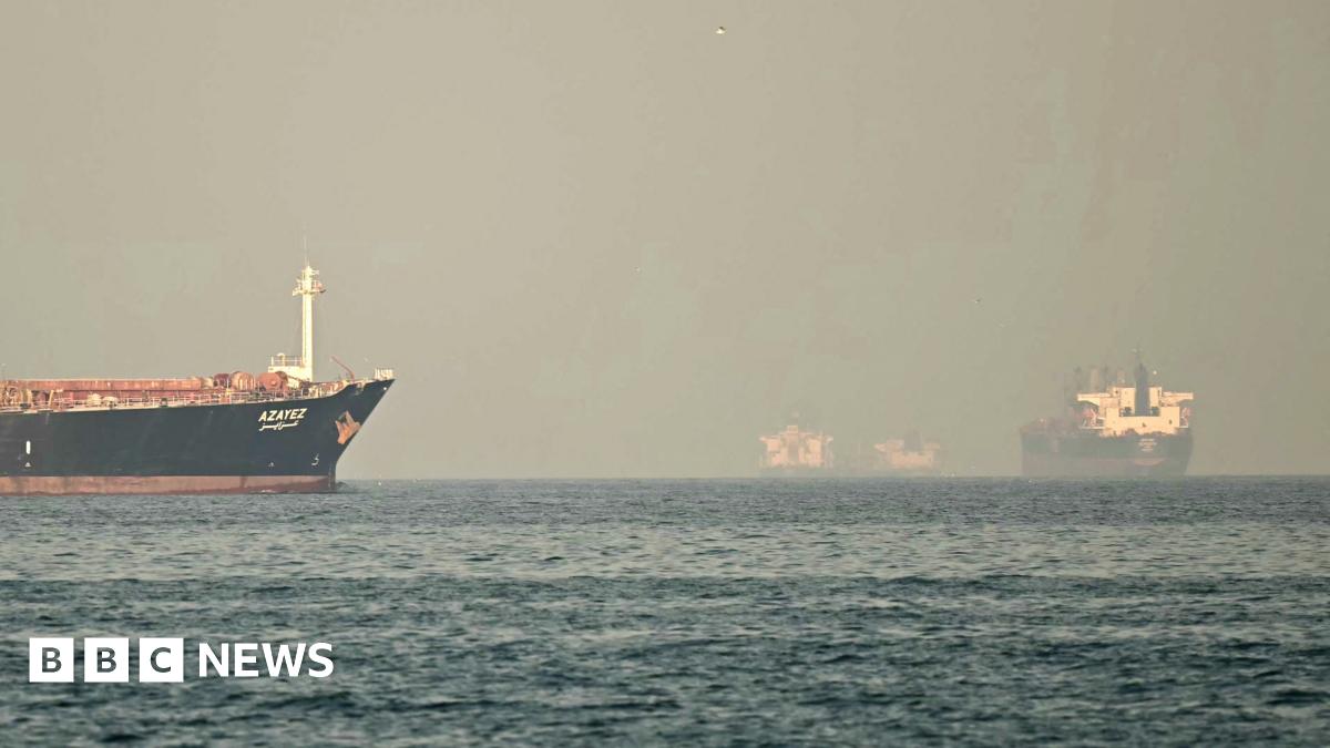 Vessels transit the Strait of Hormuz