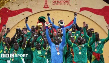 Senegal's initial victory over Morocco was their second Afcon title after winning the trophy in 2021