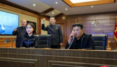North Korea fires off barrage of around 10 ballistic missiles, Seoul says