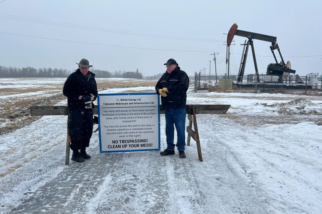 A group of Edmonton landowners are taking a stand against an Alberta energy company that hasn