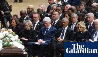 Jesse Jackson hailed as ‘ambassador of hope’ at memorial attended by Clintons, Obama and Biden | Jesse Jackson