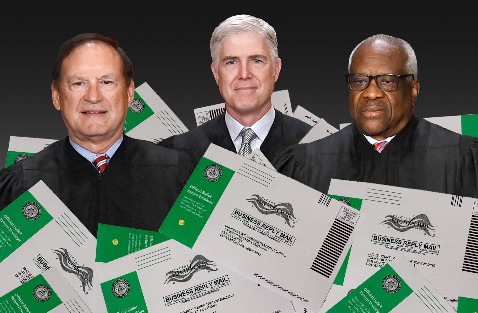 The Alito wing of the Supreme Court sounds sold on Trump’s voter fraud lies.