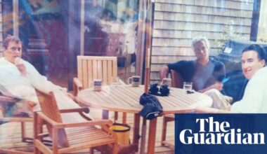 Andrew and Peter Mandelson pictured in bathrobes with Jeffrey Epstein | UK news