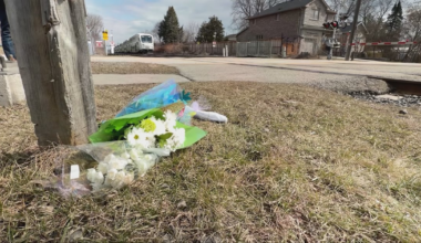 ‘Everybody’s in shock’: Mississauga residents lay flowers at makeshift memorial for boy fatally struck by GO train - CTV News