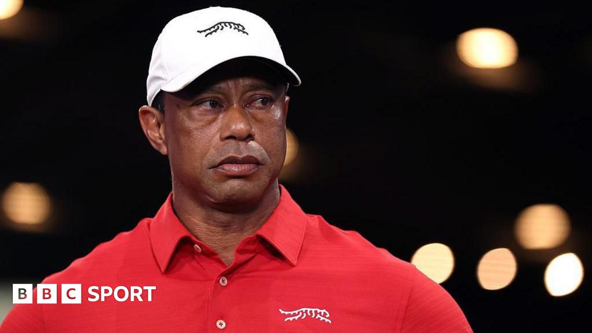 The wreckage of Tiger Woods' 2021 car crash