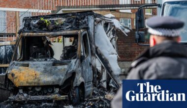 Men bailed over suspected arson attack on Jewish ambulance service in London | UK news