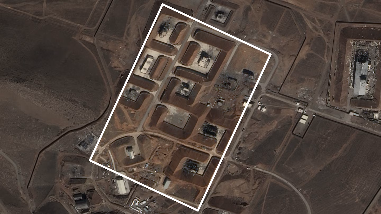 Damage to Iran’s ballistic missiles sites from U.S. and Israeli airstrikes