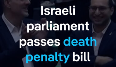 Israel's Parliament on Monday passed a law approving the death penalty for Palestinians convicted of murdering Israelis. The bill's passage marked the culmination of a yearslong push by Israel's far-right to escalate punishment for Palestinians convicted of nationalistic offenses against Israelis. Prime Minister Benjamin Netanyahu came to the chamber to vote yes in person. #dwnews