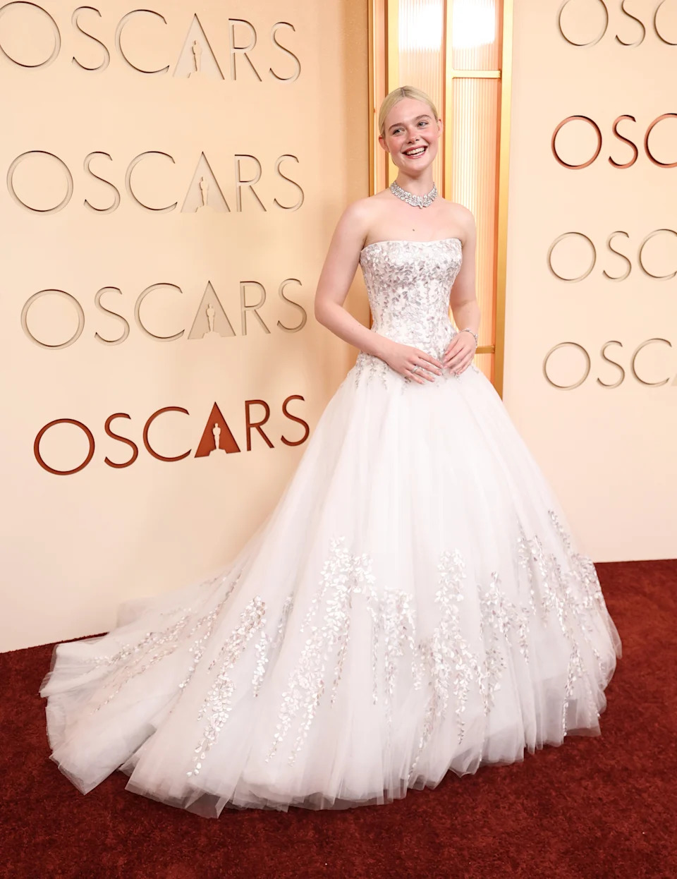 HOLLYWOOD, CALIFORNIA - MARCH 15: Elle Fanning attends the 98th Oscars at Dolby Theatre on March 15, 2026 in Hollywood, California. (Photo by Arturo Holmes/Getty Images)