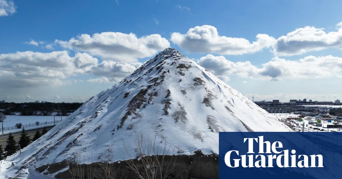 Toronto’s snow mountains: towering peaks that refuse to melt and leave a toxic trail | Canada