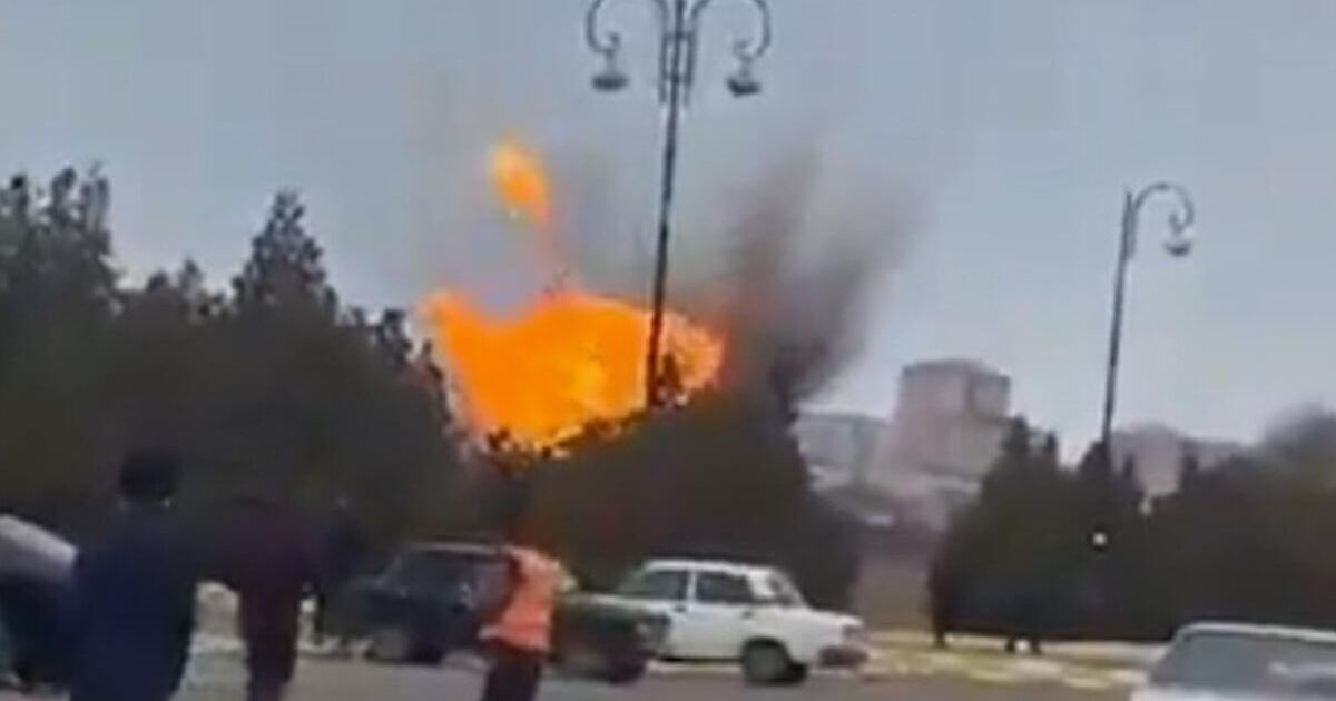 Horror moment drone crashes into Azerbaijan international airport as Iran war spreads | World | News