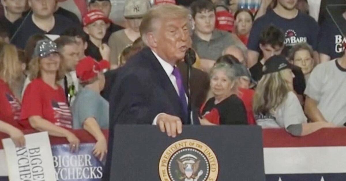 Moment Trump asks 'is there a doctor' as crowd shouts 'medic' during his speech | World | News