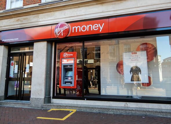 The store front of Virgin Money bank