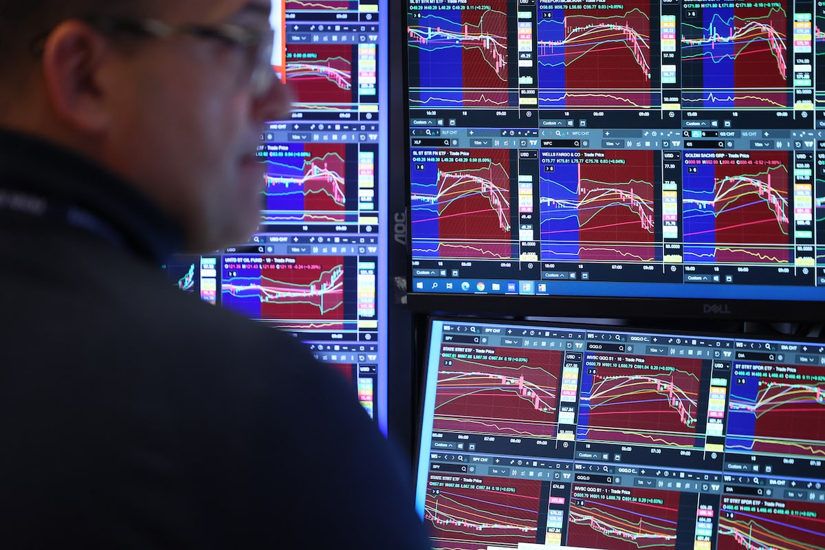 Stock markets today: Major indexes end sharply lower, bond yields surge as traders increase bets for BoC and Fed rate hikes