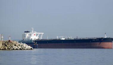 Oil tanker 'on fire' after projectile strike near Dubai | World | News