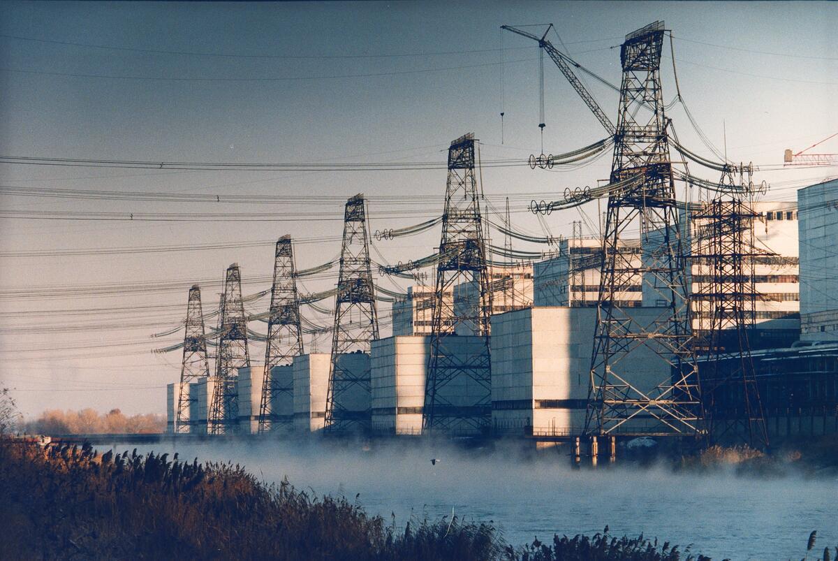 Zaporizhzhia Nuclear Power Station in Ukraine 1994. © Clive Shirley / signum / Greenpeace