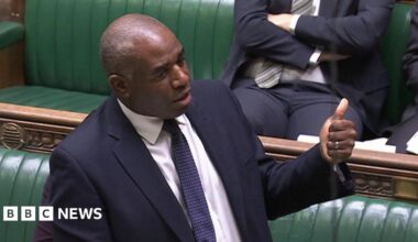 David Lammy speaking in the House of Commons
