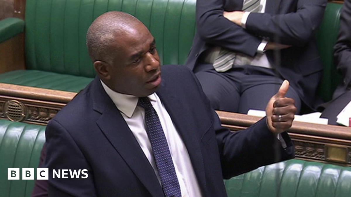 David Lammy speaking in the House of Commons