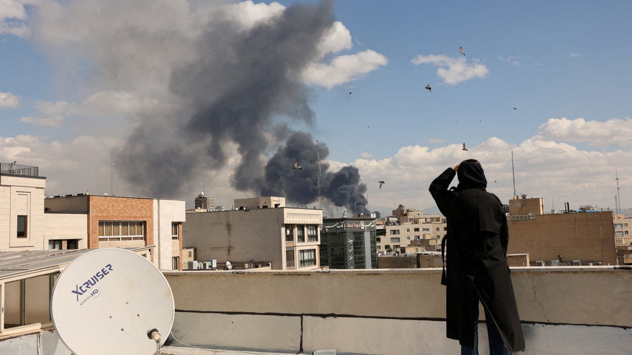 A still image released by US Central Command (CENTCOM), which accompanied a press release describing the operation dubbed ''Epic Fury'', an attack by the United States and Israel on Iran, shows a rocket launch from a ship, in this picture obtained from social media released on February 28, 2026.